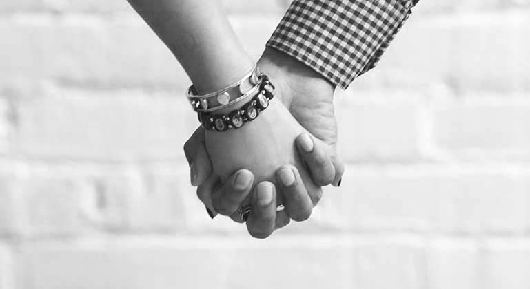 Hold her hand
longer